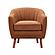 Cutler Accent Chair - Rust by Homelegance