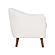 Cutler Accent Chair - White by Homelegance