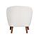 Cutler Accent Chair - White by Homelegance