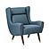 Greta Accent Chair - Blue by Homelegance