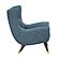 Greta Accent Chair - Blue by Homelegance