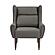 Greta Accent Chair - Dark Gray by Homelegance