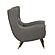 Greta Accent Chair - Dark Gray by Homelegance