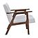 Omara Accent Chair - Gray & Warm Walnut by Homelegance