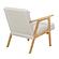Omara Accent Chair - Beige & Natural  by Homelegance