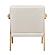 Omara Accent Chair - Beige & Natural  by Homelegance