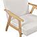 Omara Accent Chair - Beige & Natural  by Homelegance