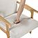 Omara Accent Chair - Beige & Natural  by Homelegance