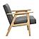 Omara Accent Chair - Dark Gray & Natural by Homelegance