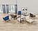 Omara Accent Chair - Gray & Natural by Homelegance