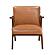 Gideon Accent Chair - Brown & Warm Walnut by Homelegance