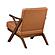 Gideon Accent Chair - Brown & Warm Walnut by Homelegance