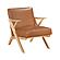Gideon Accent Chair - Brown & Natural by Homelegance