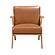Gideon Accent Chair - Brown & Natural by Homelegance