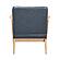 Gideon Accent Chair - Blue& Natural by Homelegance