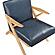 Gideon Accent Chair - Blue& Natural by Homelegance