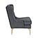 Savoy Accent Chair - Dark Gray by Homelegance