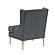 Savoy Accent Chair - Dark Gray by Homelegance