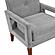 Belfort Accent Chair - Gray by Homelegance