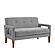 Belfort Loveseat - Gray by Homelegance