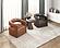 Sawyer Swivel Chair - Camel by Homelegance