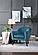Quill Accent Chair - Blue by Homelegance
