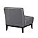 Houghton Accent Chair - Dark Gray by Homelegance