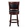 Shapel Swivel Counter Height Chair - Black by Homelegance