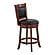 Shapel Swivel Counter Height Chair - Black by Homelegance