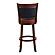 Shapel Swivel Pub Height Chair - Black by Homelegance