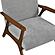Arden Accent Chair - Gray by Homelegance