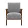 Arden Accent Chair - Gray by Homelegance