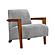 Odessa Accent Chair - Gray by Homelegance