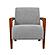 Odessa Accent Chair - Gray by Homelegance