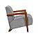 Odessa Accent Chair - Gray by Homelegance
