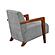 Odessa Accent Chair - Gray by Homelegance