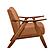 Damala Accent Chair - Matt Brown & Walnut by Homelegance