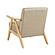 Damala Accent Chair - Light Brown & Natural by Homelegance