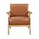Damala Accent Chair - Matt Brown & Natural by Homelegance