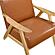 Damala Accent Chair - Matt Brown & Natural by Homelegance