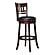 1140E-29S Edmond Swivel Pub Height Chair - Black by Homelegance