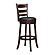 1144E-29S Edmond Swivel Pub Height Chair - Black by Homelegance
