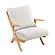 Lennox Accent Chair - Beige & Natural by Homelegance