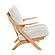 Lennox Accent Chair - Beige & Natural by Homelegance