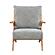 Lennox Accent Chair - Gray & Natural by Homelegance