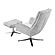 Parker Swivel Chair w/Ottoman - Gray by Homelegance