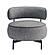 1173GY-1  Swivel Chair - Gray by Homelegance