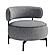 1173GY-1  Swivel Chair - Gray by Homelegance