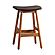 Ride Counter Height Stool - Matt Brown by Homelegance