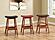 Ride Counter Height Stool - Matt Brown by Homelegance